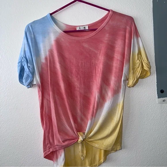 Tie Dye Camo Top - Picture 1 of 3